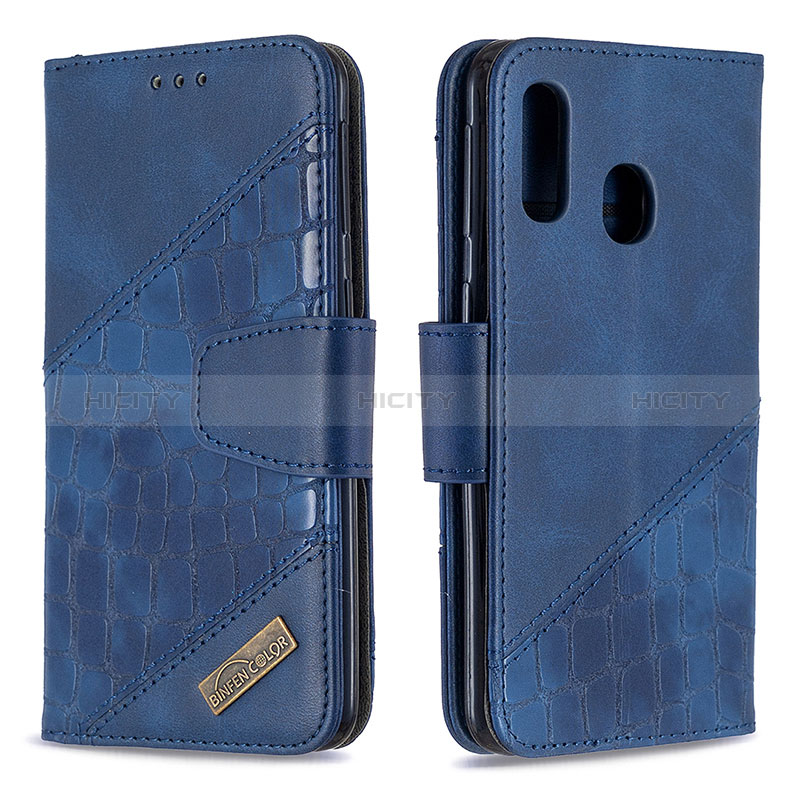 Custodia Portafoglio In Pelle Cover con Supporto B03F per Samsung Galaxy A40