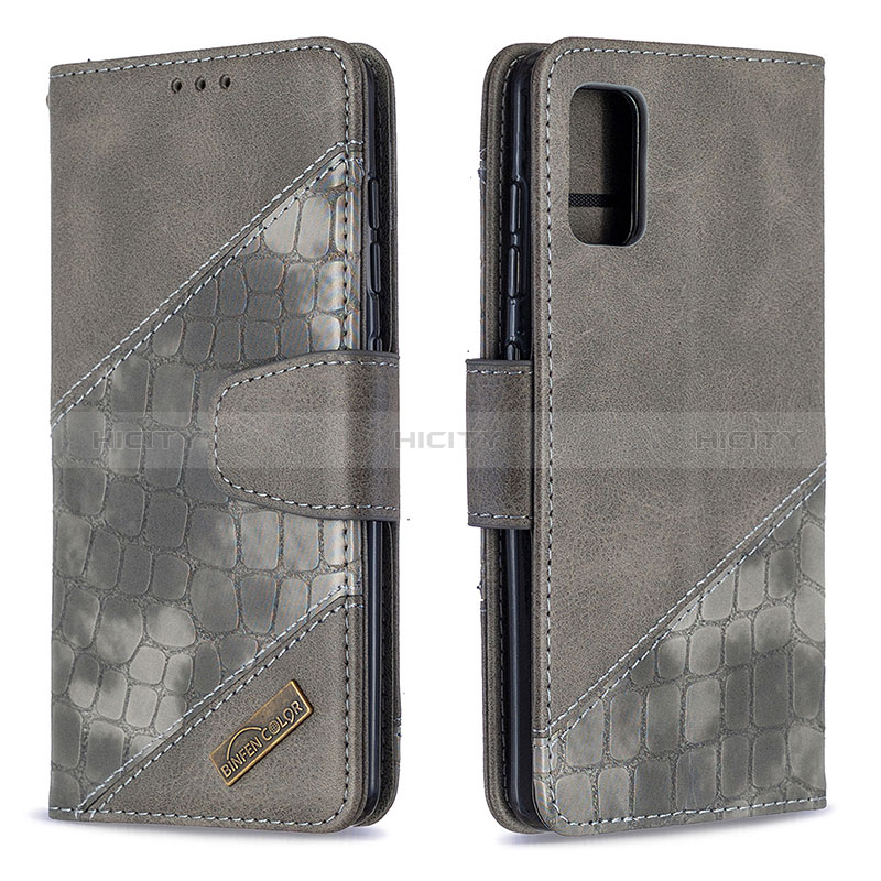 Custodia Portafoglio In Pelle Cover con Supporto B03F per Samsung Galaxy A41