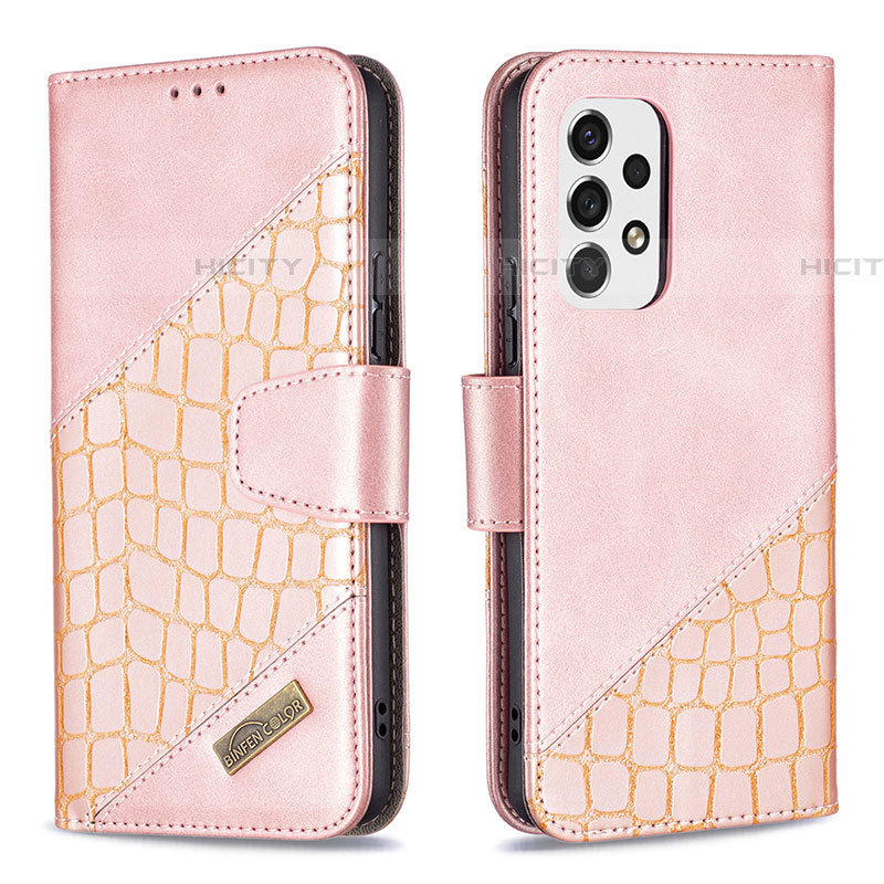 Custodia Portafoglio In Pelle Cover con Supporto B03F per Samsung Galaxy A53 5G