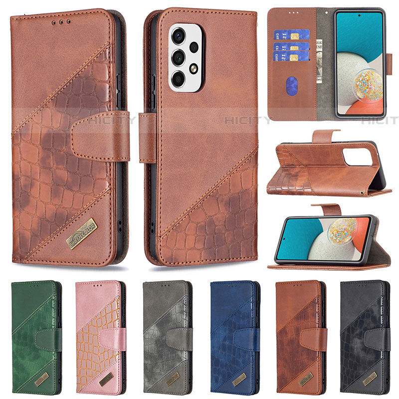 Custodia Portafoglio In Pelle Cover con Supporto B03F per Samsung Galaxy A53 5G