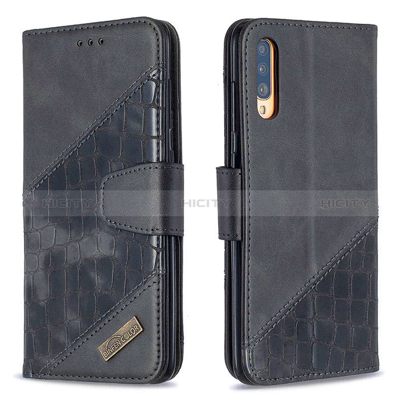 Custodia Portafoglio In Pelle Cover con Supporto B03F per Samsung Galaxy A70