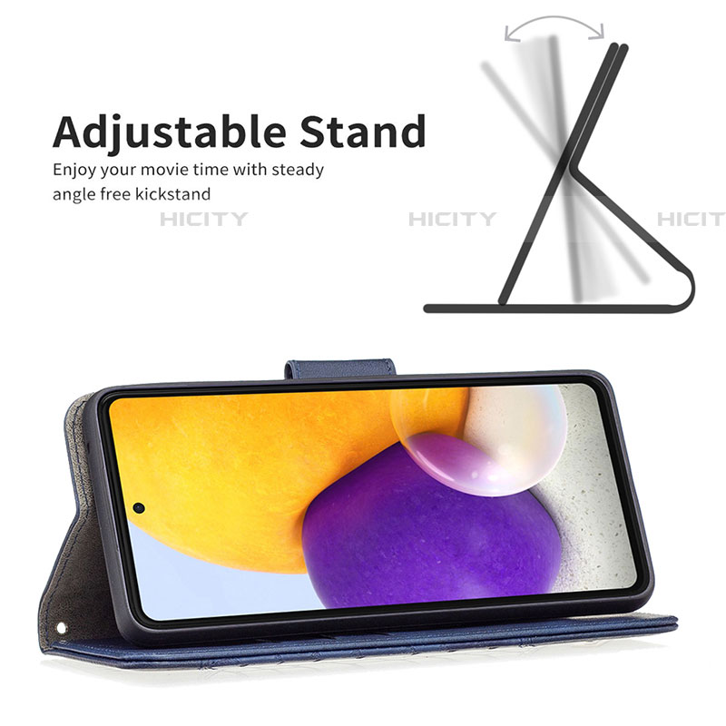 Custodia Portafoglio In Pelle Cover con Supporto B03F per Samsung Galaxy A73 5G