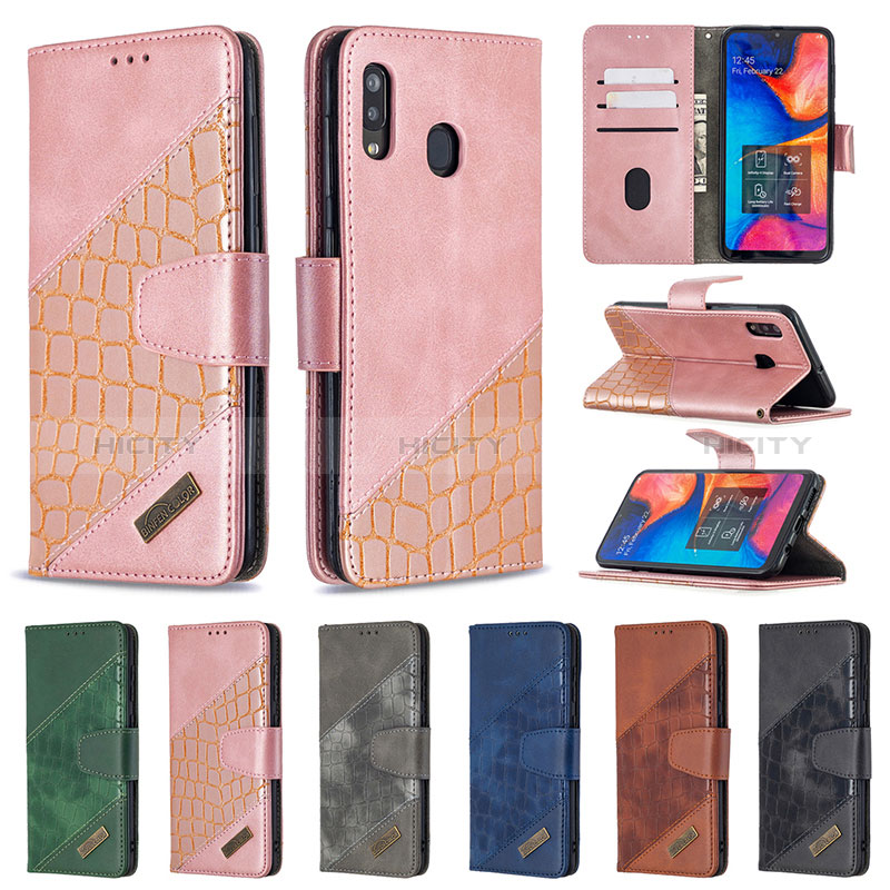 Custodia Portafoglio In Pelle Cover con Supporto B03F per Samsung Galaxy M10S