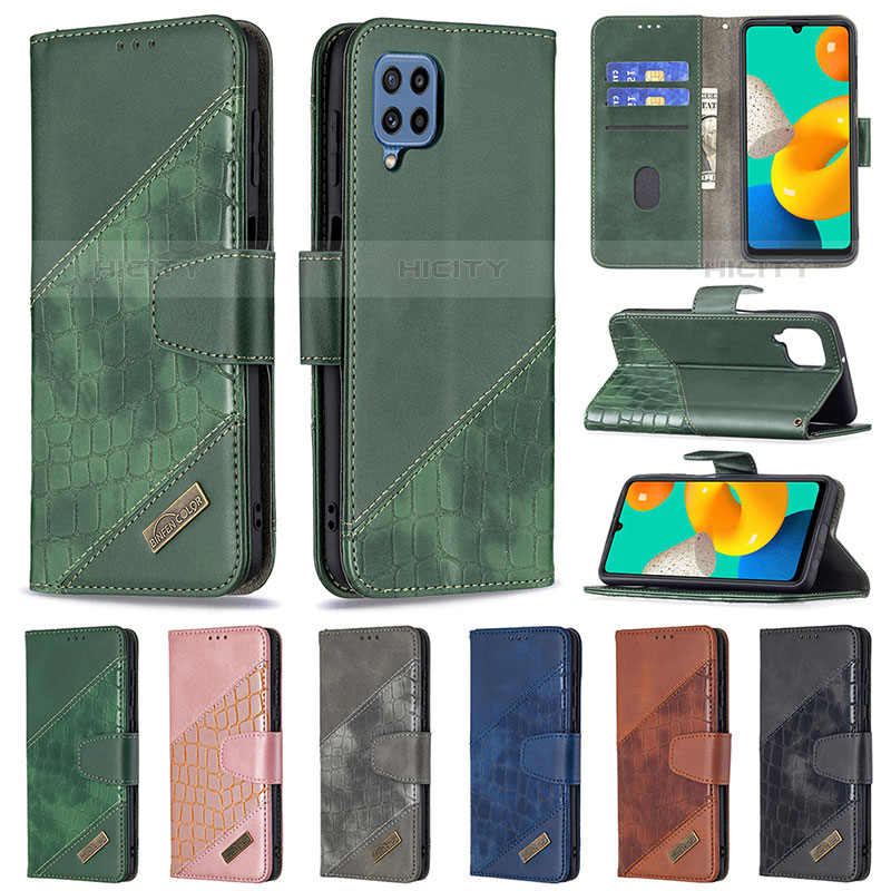 Custodia Portafoglio In Pelle Cover con Supporto B03F per Samsung Galaxy M32 4G