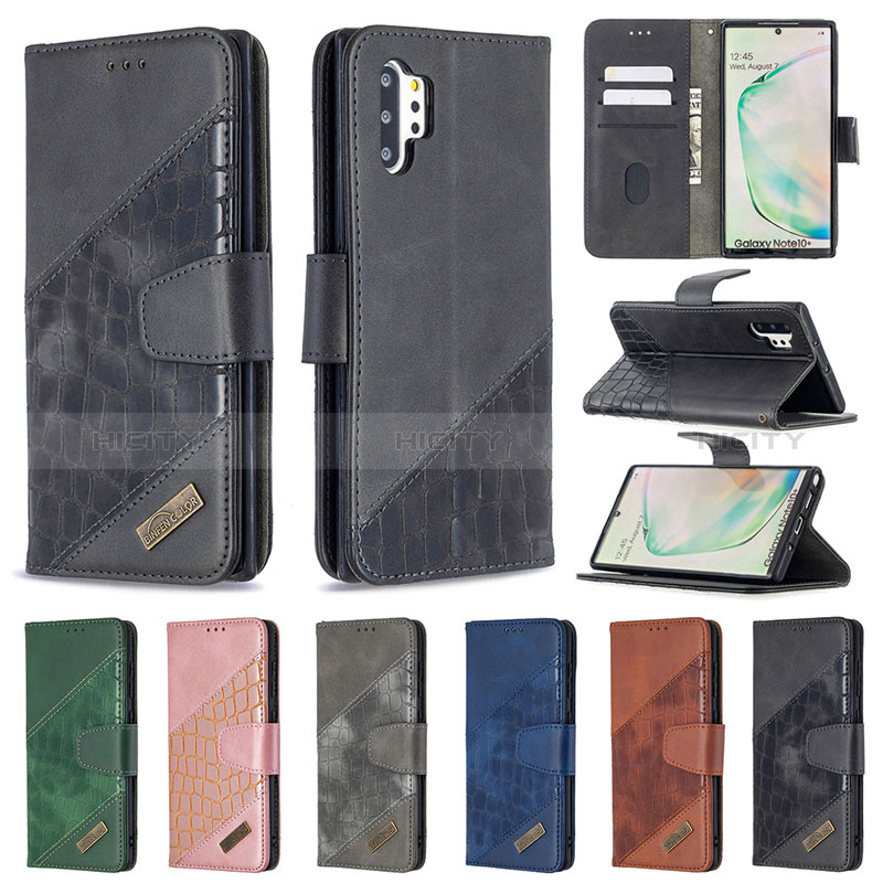 Custodia Portafoglio In Pelle Cover con Supporto B03F per Samsung Galaxy Note 10 Plus 5G