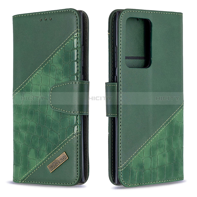 Custodia Portafoglio In Pelle Cover con Supporto B03F per Samsung Galaxy Note 20 Ultra 5G