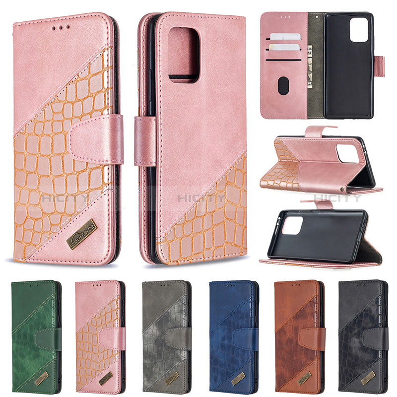 Custodia Portafoglio In Pelle Cover con Supporto B03F per Samsung Galaxy S10 Lite