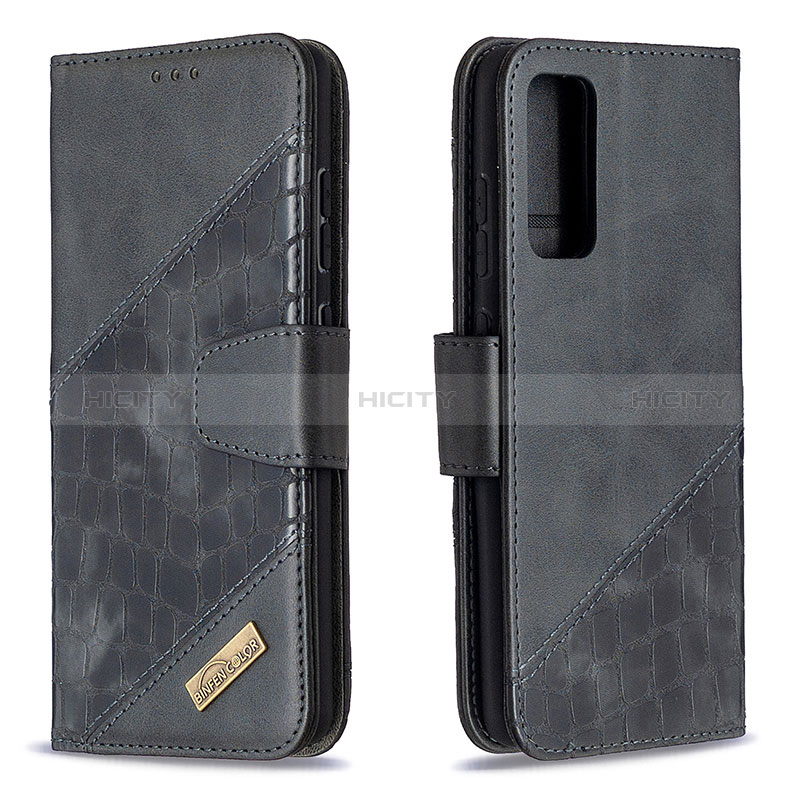 Custodia Portafoglio In Pelle Cover con Supporto B03F per Samsung Galaxy S20 Lite 5G Nero