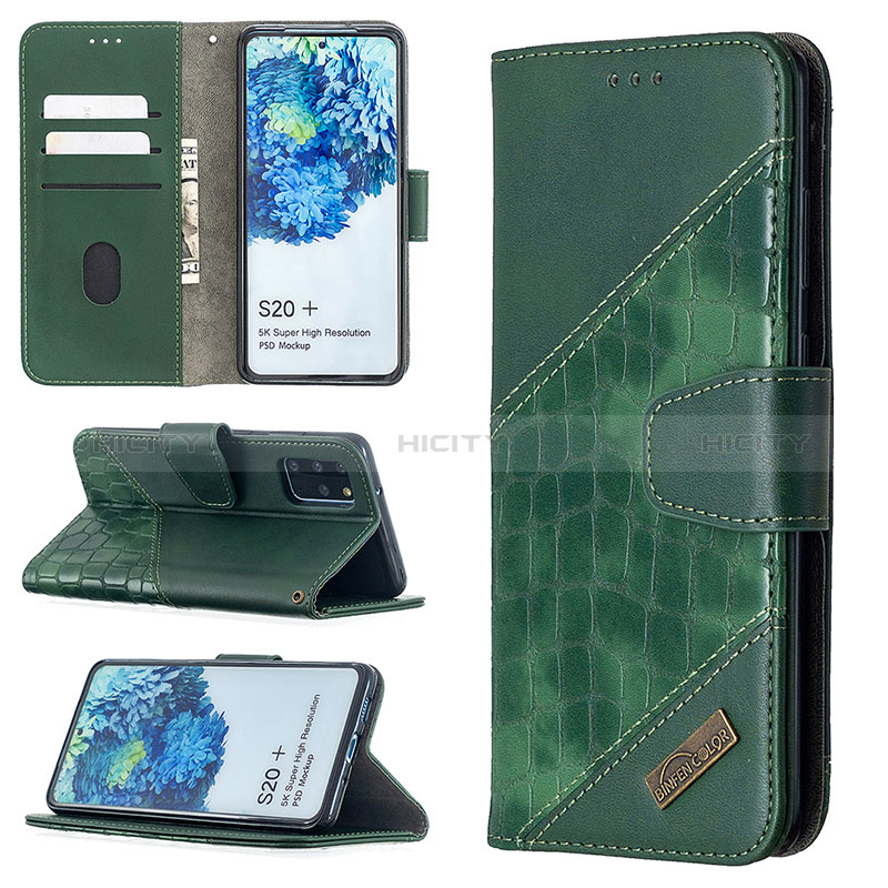 Custodia Portafoglio In Pelle Cover con Supporto B03F per Samsung Galaxy S20 Plus 5G