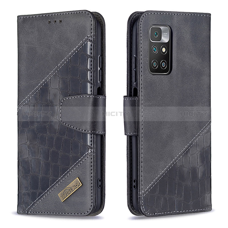 Custodia Portafoglio In Pelle Cover con Supporto B03F per Xiaomi Redmi 10 (2022)