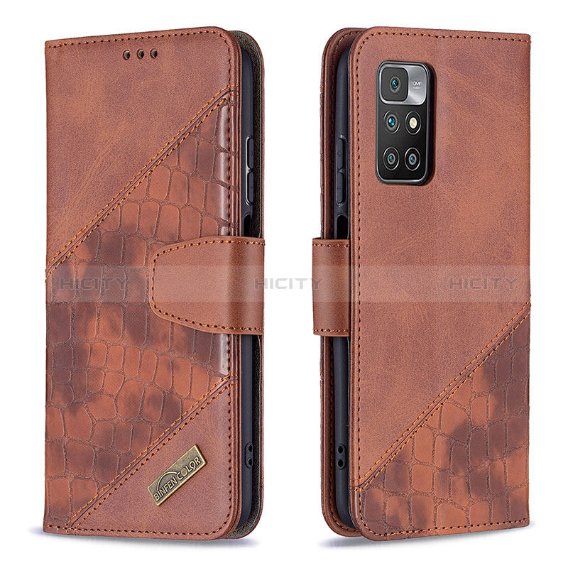 Custodia Portafoglio In Pelle Cover con Supporto B03F per Xiaomi Redmi 10 (2022)