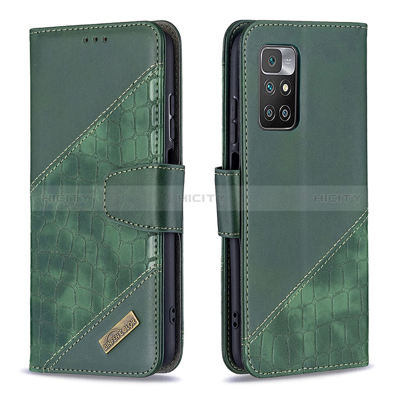 Custodia Portafoglio In Pelle Cover con Supporto B03F per Xiaomi Redmi 10 (2022)