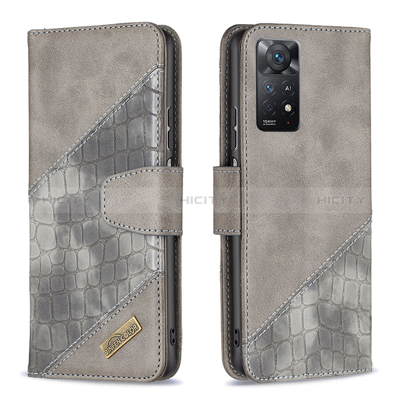 Custodia Portafoglio In Pelle Cover con Supporto B03F per Xiaomi Redmi Note 11 Pro 4G