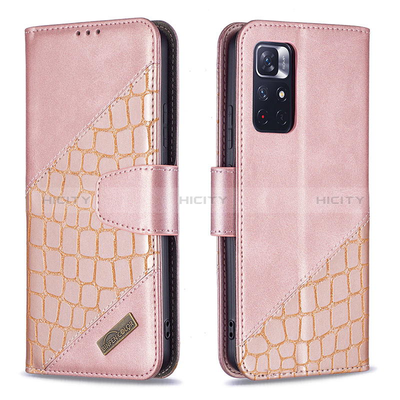 Custodia Portafoglio In Pelle Cover con Supporto B03F per Xiaomi Redmi Note 11T 5G