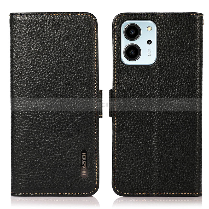 Custodia Portafoglio In Pelle Cover con Supporto B03H per Huawei Honor 80 SE 5G Nero