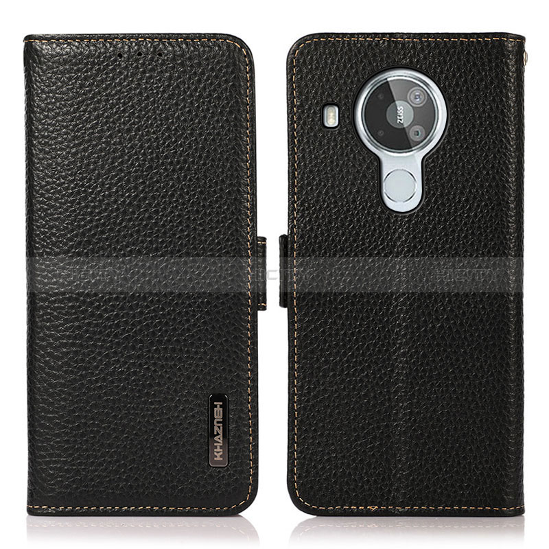 Custodia Portafoglio In Pelle Cover con Supporto B03H per Nokia 7.3 Nero