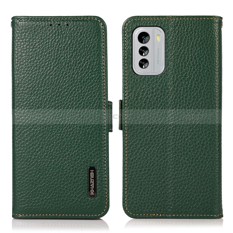 Custodia Portafoglio In Pelle Cover con Supporto B03H per Nokia G60 5G Verde