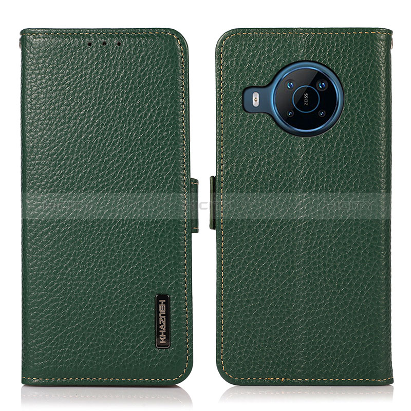 Custodia Portafoglio In Pelle Cover con Supporto B03H per Nokia X100 5G Verde