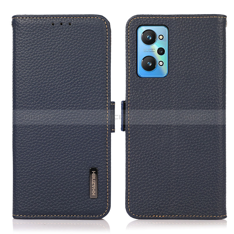 Custodia Portafoglio In Pelle Cover con Supporto B03H per Realme Q5 Pro 5G Blu