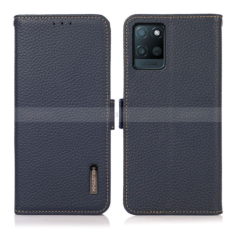 Custodia Portafoglio In Pelle Cover con Supporto B03H per Realme V11s 5G Blu