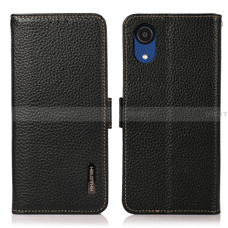 Custodia Portafoglio In Pelle Cover con Supporto B03H per Samsung Galaxy A03 Core