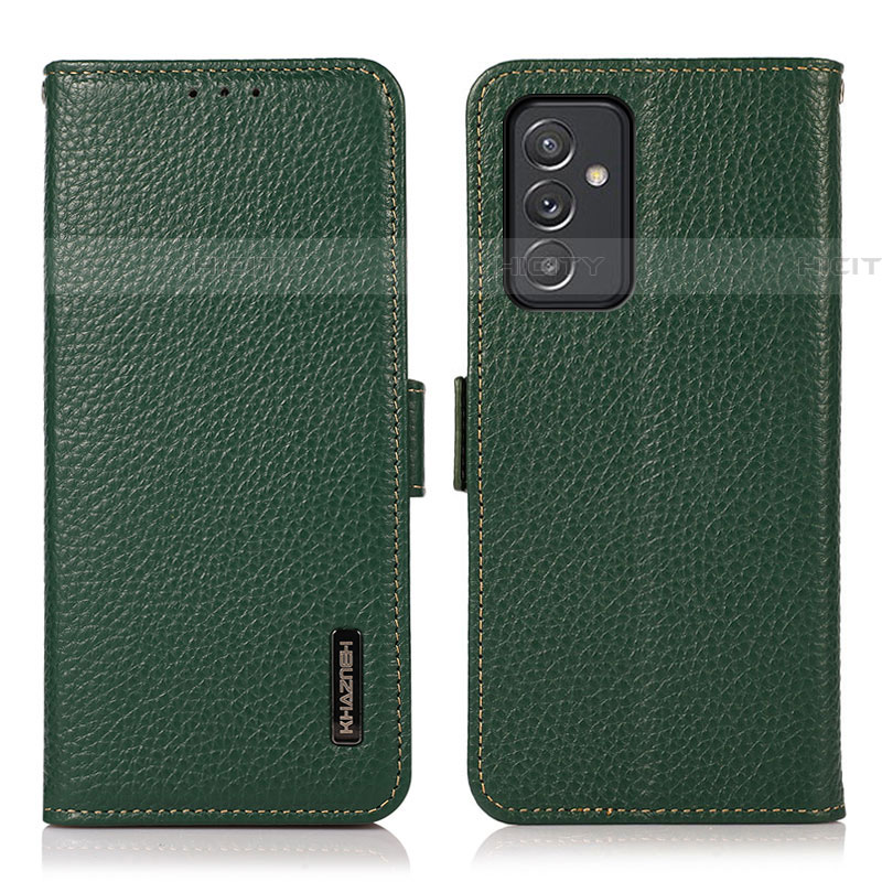 Custodia Portafoglio In Pelle Cover con Supporto B03H per Samsung Galaxy A25 5G Verde