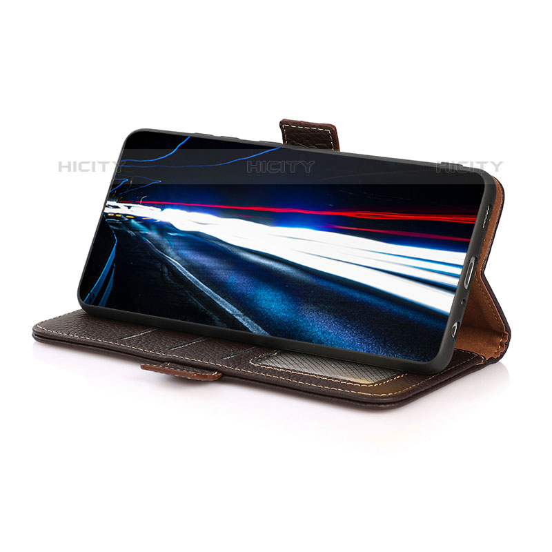 Custodia Portafoglio In Pelle Cover con Supporto B03H per Samsung Galaxy M02