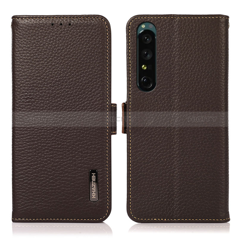 Custodia Portafoglio In Pelle Cover con Supporto B03H per Sony Xperia 1 IV