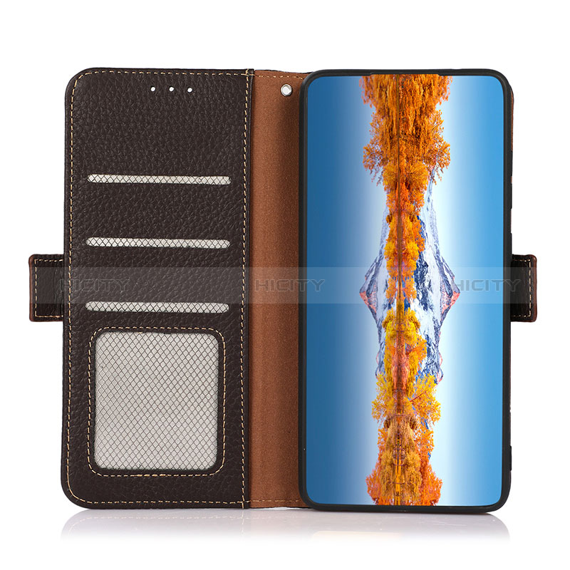 Custodia Portafoglio In Pelle Cover con Supporto B03H per Sony Xperia 10 III