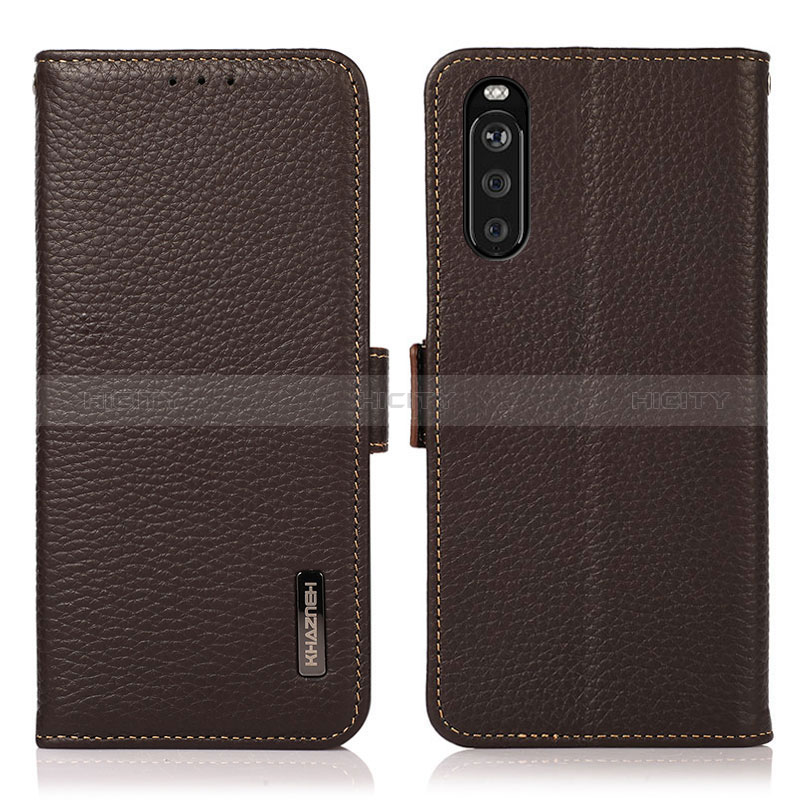 Custodia Portafoglio In Pelle Cover con Supporto B03H per Sony Xperia 10 III Lite