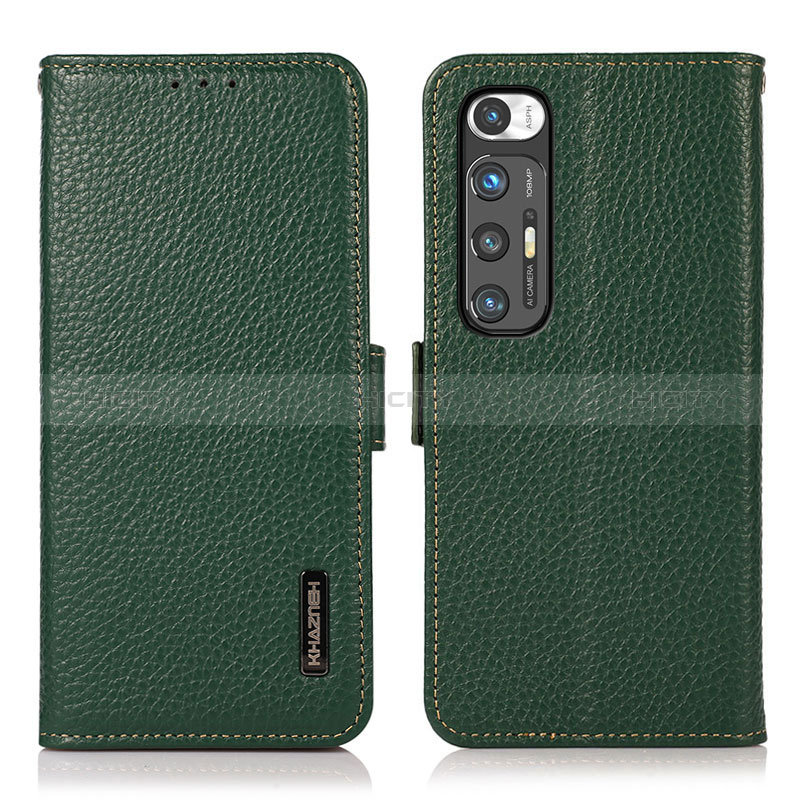 Custodia Portafoglio In Pelle Cover con Supporto B03H per Xiaomi Mi 10S 5G Verde