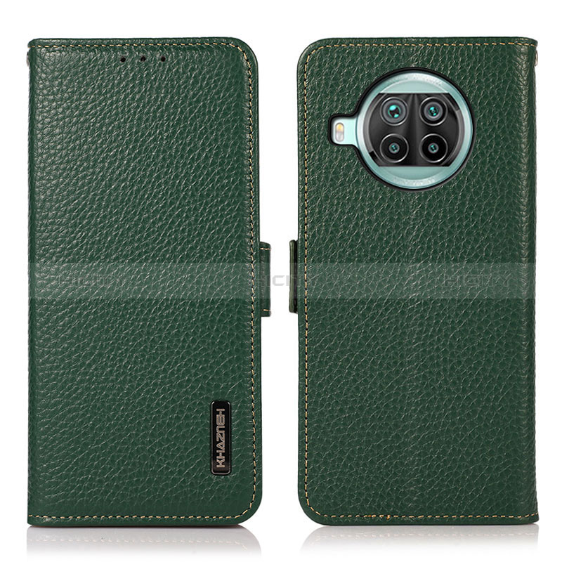 Custodia Portafoglio In Pelle Cover con Supporto B03H per Xiaomi Mi 10T Lite 5G Verde