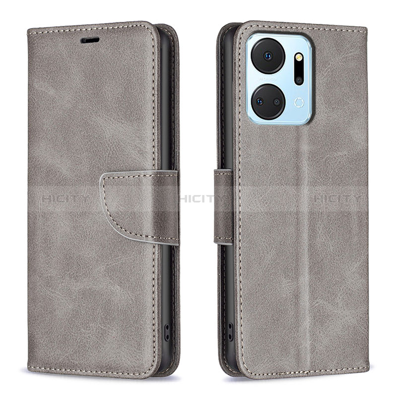 Custodia Portafoglio In Pelle Cover con Supporto B04F per Huawei Honor X7a