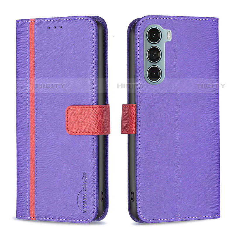 Custodia Portafoglio In Pelle Cover con Supporto B04F per Motorola Moto Edge S30 5G