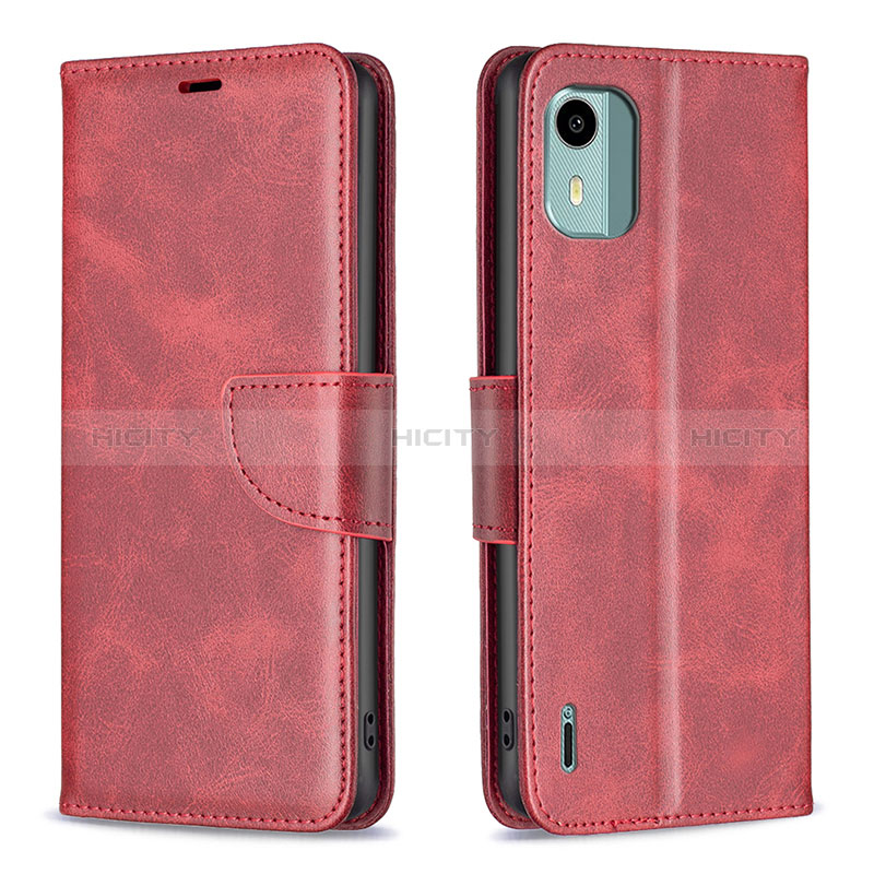 Custodia Portafoglio In Pelle Cover con Supporto B04F per Nokia C12 Plus