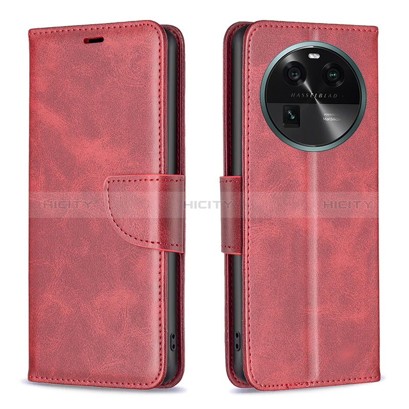 Custodia Portafoglio In Pelle Cover con Supporto B04F per Oppo Find X6 5G