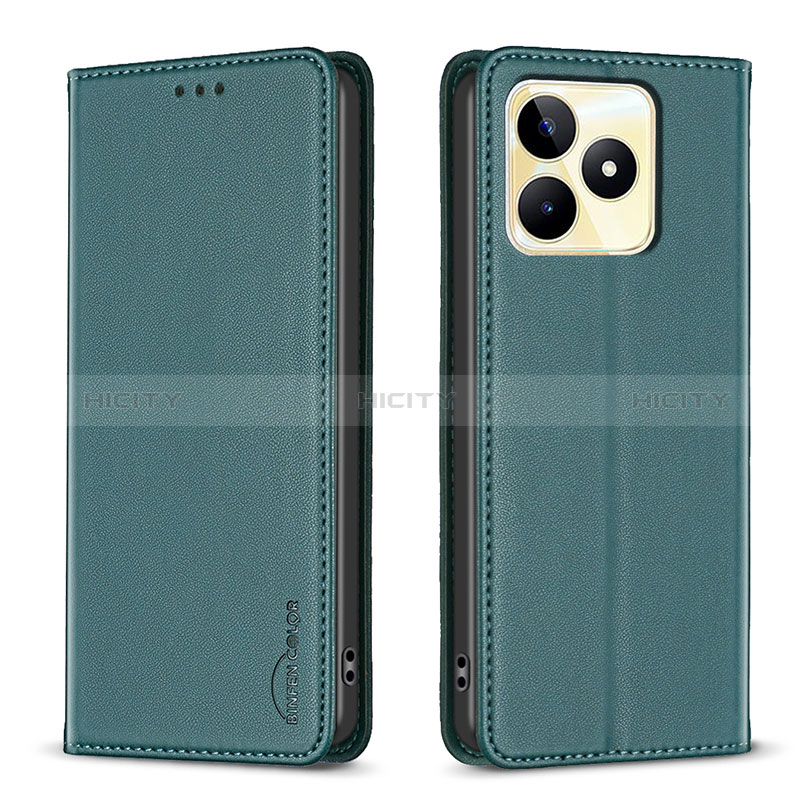 Custodia Portafoglio In Pelle Cover con Supporto B04F per Realme C51