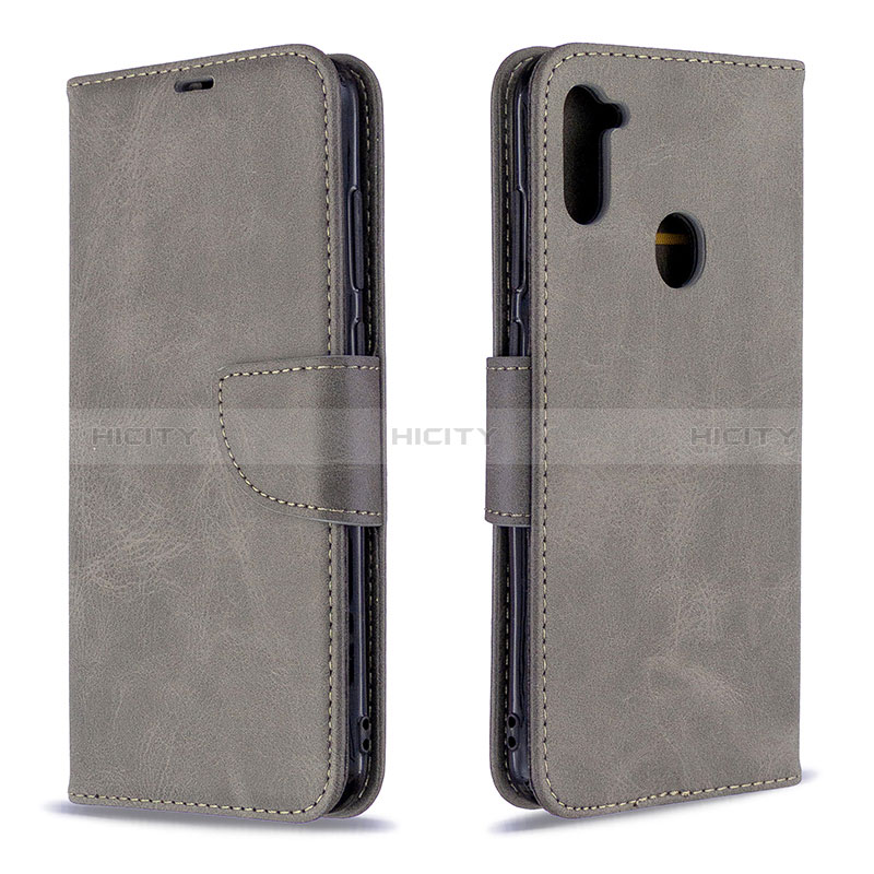 Custodia Portafoglio In Pelle Cover con Supporto B04F per Samsung Galaxy A11