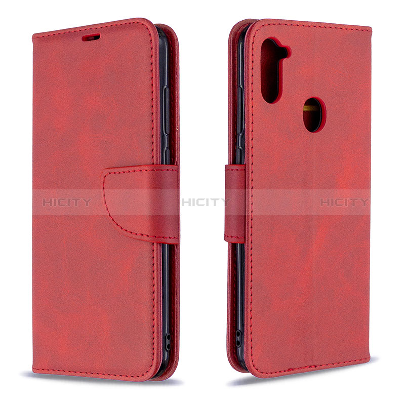 Custodia Portafoglio In Pelle Cover con Supporto B04F per Samsung Galaxy A11