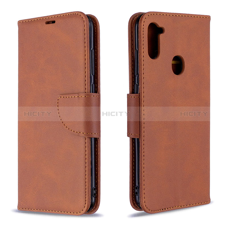 Custodia Portafoglio In Pelle Cover con Supporto B04F per Samsung Galaxy A11