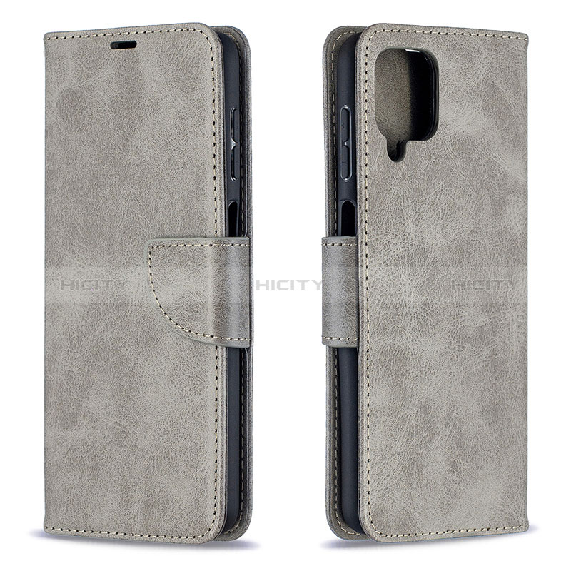 Custodia Portafoglio In Pelle Cover con Supporto B04F per Samsung Galaxy A12