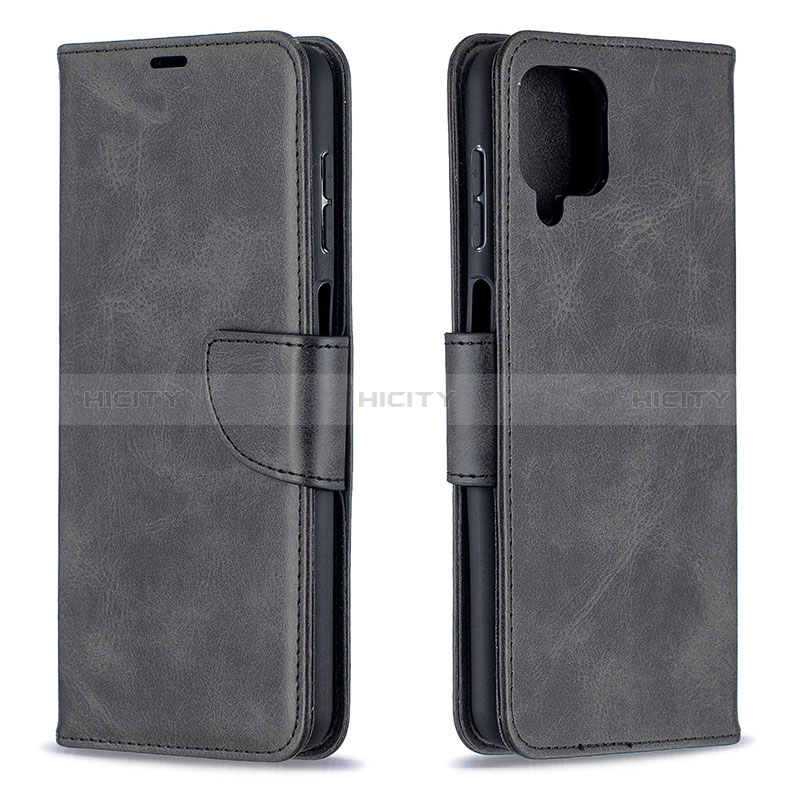 Custodia Portafoglio In Pelle Cover con Supporto B04F per Samsung Galaxy A12