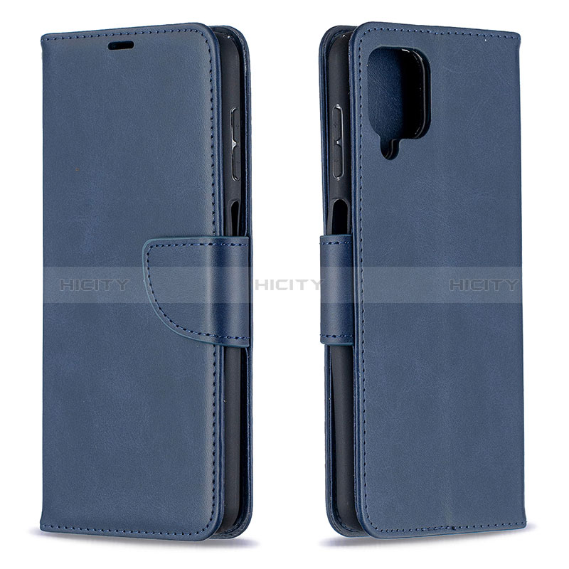 Custodia Portafoglio In Pelle Cover con Supporto B04F per Samsung Galaxy A12 Nacho