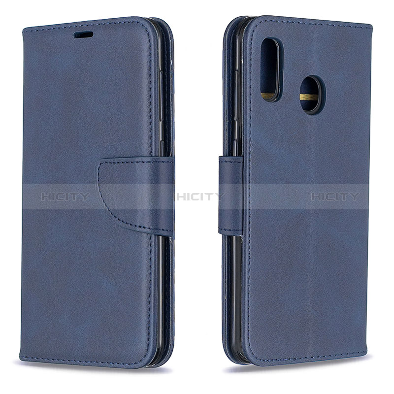 Custodia Portafoglio In Pelle Cover con Supporto B04F per Samsung Galaxy A20