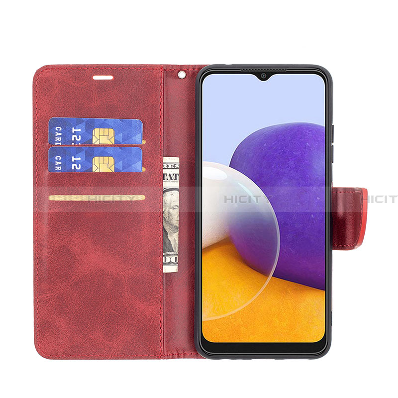 Custodia Portafoglio In Pelle Cover con Supporto B04F per Samsung Galaxy A22 5G