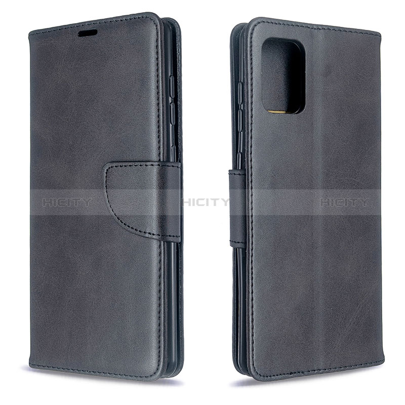 Custodia Portafoglio In Pelle Cover con Supporto B04F per Samsung Galaxy A71 4G A715 Nero