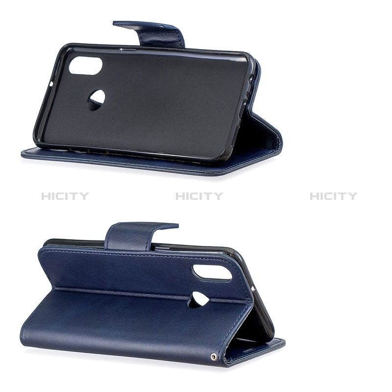 Custodia Portafoglio In Pelle Cover con Supporto B04F per Samsung Galaxy M01s