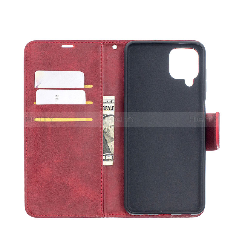 Custodia Portafoglio In Pelle Cover con Supporto B04F per Samsung Galaxy M12