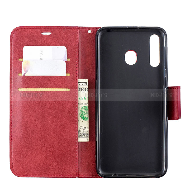 Custodia Portafoglio In Pelle Cover con Supporto B04F per Samsung Galaxy M30