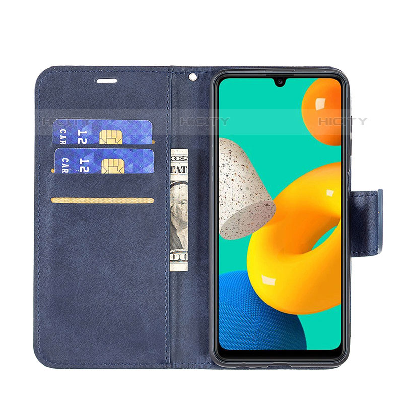 Custodia Portafoglio In Pelle Cover con Supporto B04F per Samsung Galaxy M32 4G